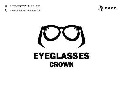 Eyeglasses Crown Logo Combinations awesome branding design double graphic design icon illustration initials logo meaning typography ui ux vector
