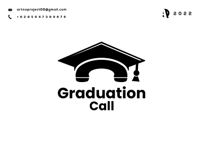 Graduation Call Logo Combination awesome branding design double elegant graphic design icon illustration logo meaning simple vector