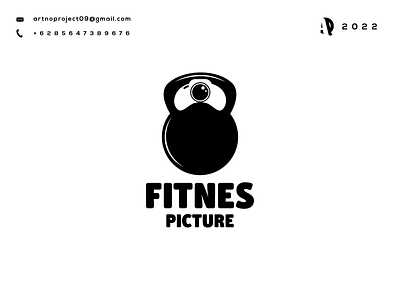 Fitnes Picture Logo Combinations awesome branding design double elegant graphic design icon illustration logo logos meaning simple vector