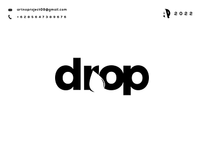 Drop Logo Negative Space