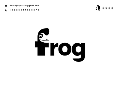 Frog Negativespace Logo awesome branding design double elegant graphic design icon illustration logo meaning negativespace simple