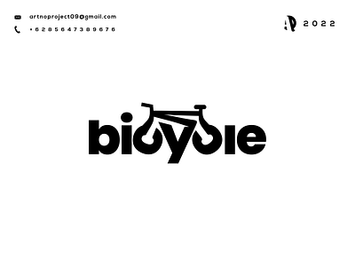 Bicycle Logo Combinations awesome branding design double elegant graphic design icon illustration logo meaning negativespace simple