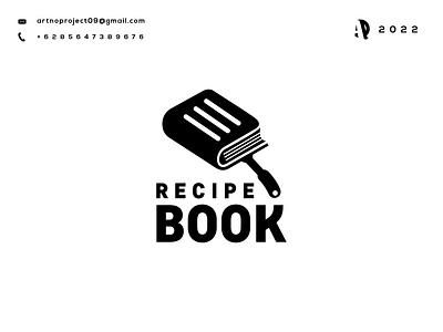 Recipe Book Logo Combinations awesome branding design double elegant graphic design icon illustration logo meaning negativespace simple