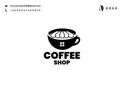 Coffe shop Logo Combinations awesome branding design double elegant graphic design icon illustration logo meaning negativespace simple