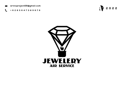 Jewelery Air Service Logo Combinations awesome branding design double double meaning elegant graphic design icon illustration logo meaning negativespace simple
