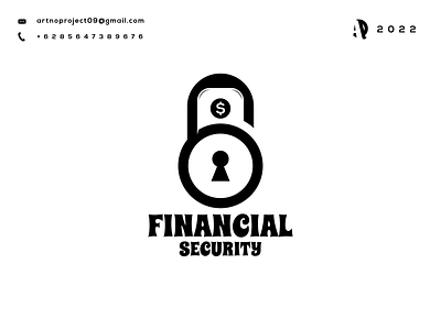 Financial Security Logo Combinations awesome branding design double elegant graphic design icon illustration logo meaning negativespace simple