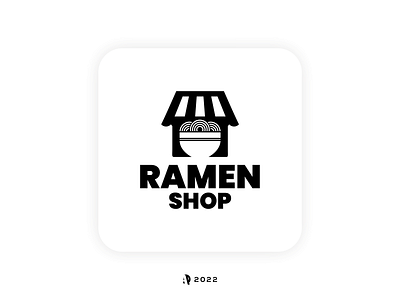 Ramen Shop Logo Combinations awesome branding combination design double meaning graphic design icon illustration logo ui ux vector