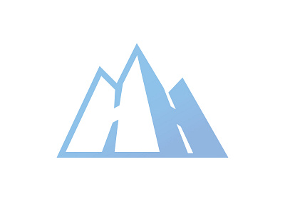 Hyland Hills Ski Area logo concept logo mountain ski