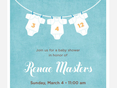 Baby shower invite concept baby buttermilk invite party print