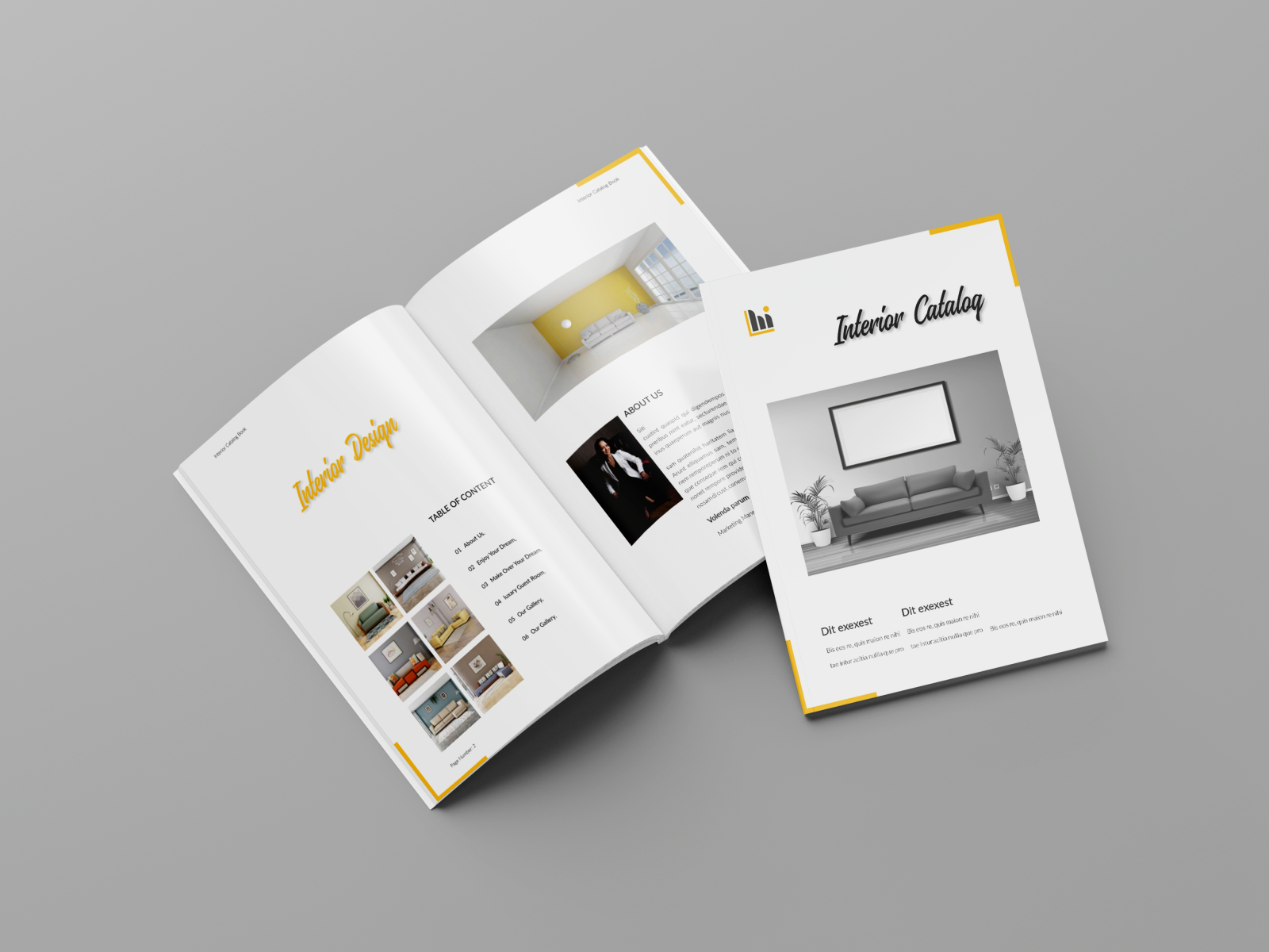 Minimal Interior Brochure Design Template in PSD Word Publisher  Illustrator InDesign