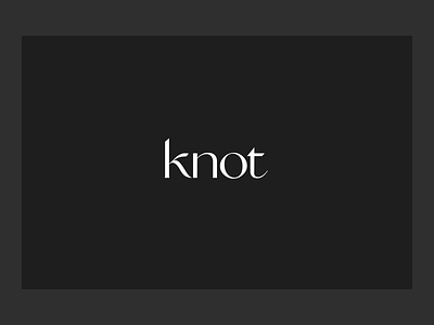 Knot - Luxury Wedding Planners branding design figma logo typography ui ux web website