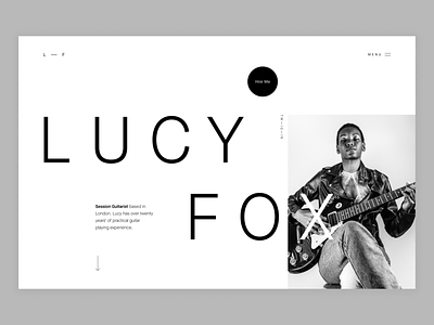 Session Guitarist Concept design figma graphic design typography ui uiux user experience user interface ux web website