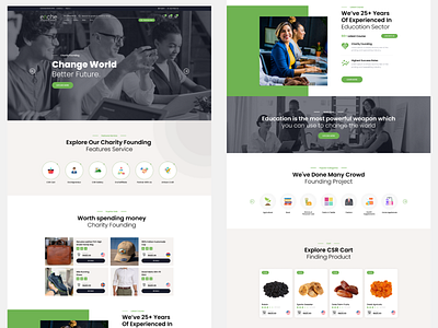 ecommerce charity Website app branding design graphic design mobile ui ux