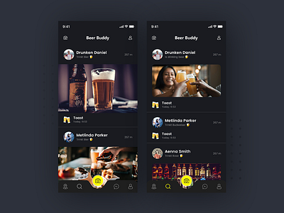 Snapchat App Ui app design graphic design mobile ui ux