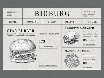 BigBurg: Сoncept for a fast food restaurant