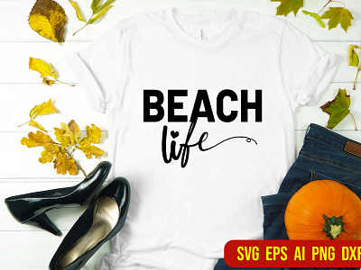 Beach Life SVG, vacay mode, Holiday SVG, Summer T-Shirt Design