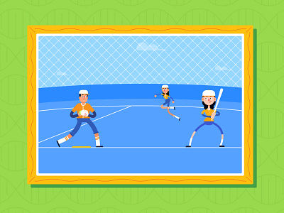 Baseball baseball blue design game graphic graphic design green illustration motion motion design motiongraphics sport vector