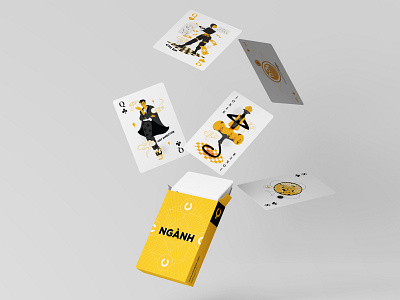 Playing Cards branding graphic design illustration packaging typography