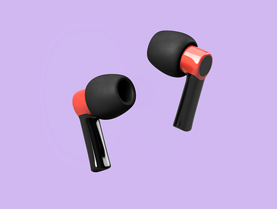 Earbuds 3d design earbud earbuds minimalist minimalistic