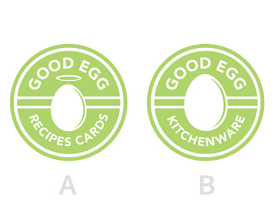 Good Egg Options circle curve egg food good green halo kitchen line option shade stroke