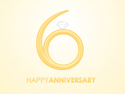 Six Year Anniversary Logo