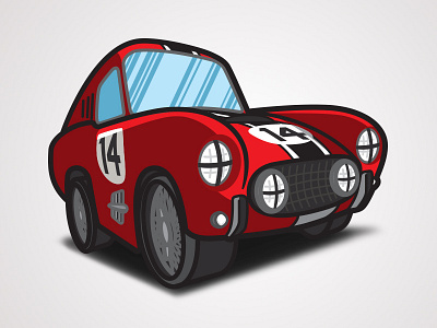 The Love Bug - Thorndyke's 1956 Ferrari 250 GT automobile bug car drawing ferrari love racing sports car