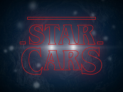 Star Cars - Stranger Things automobile automotive binge car dusty eleven hopper joyce netflix stranger things tv vehicle