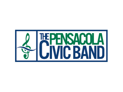 Pensacola Civic Band Logo civic band identity justin ellis music pensacola