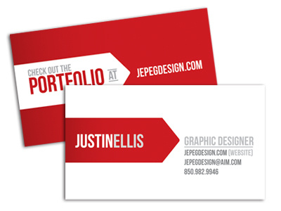 Personal Business Card business business card card identity red