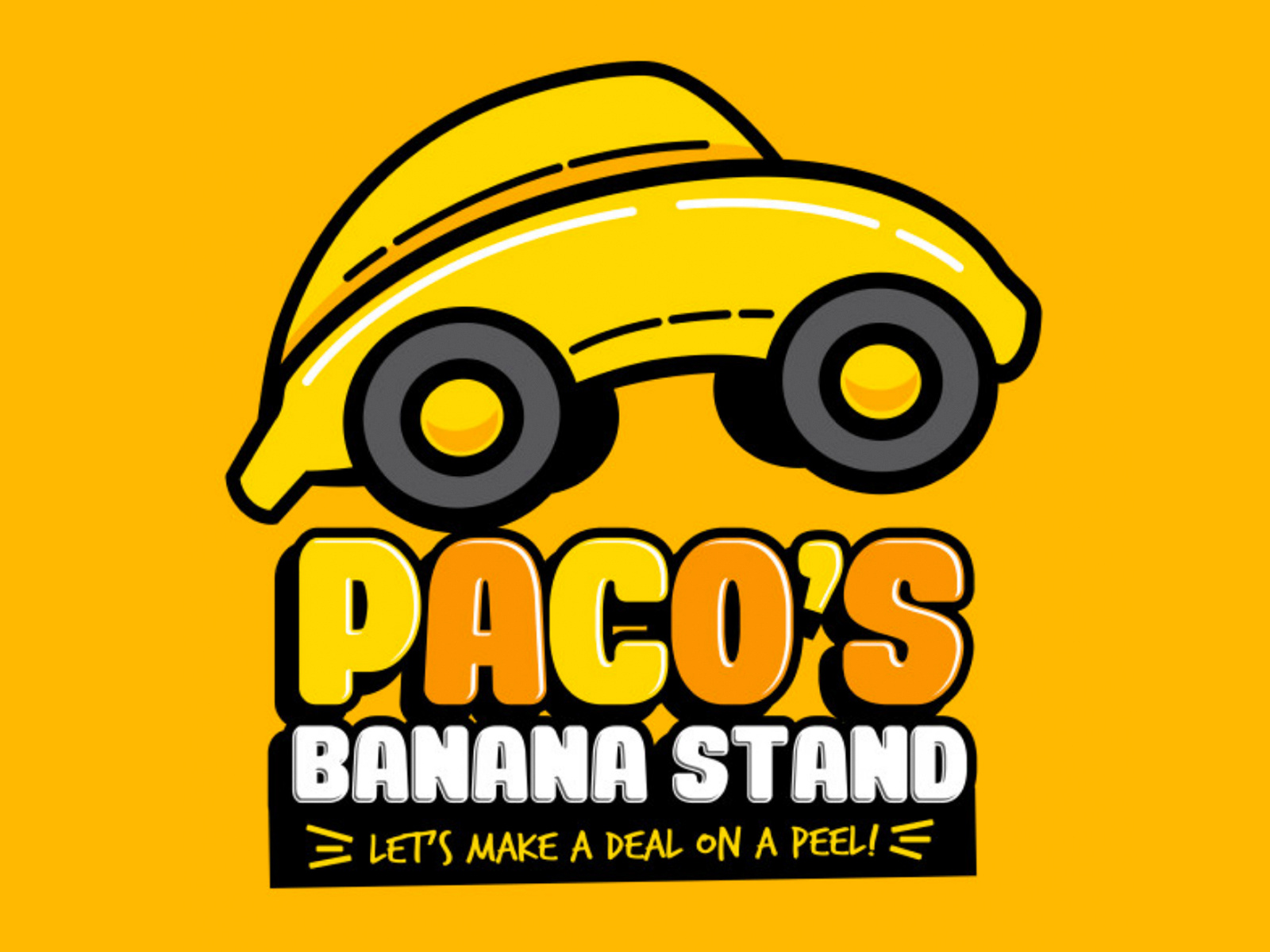 Paco's Banana Stand Logo by Justin Ellis on Dribbble