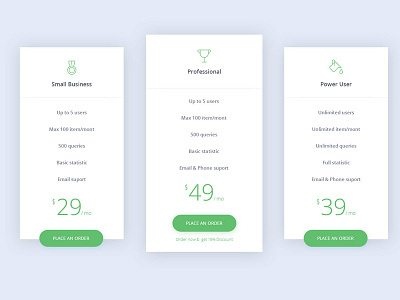 Pricing Table Design design pricing pricing page template