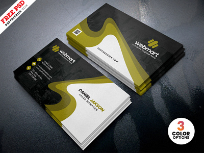 Abstract Business Card Design PSD Template branding business card card design creative design free psd graphic design photoshop psd free psd template visiting card