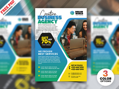 Business Promotion and Corporate Flyer Design PSD