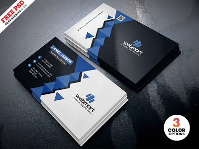 Modern Creative Business Card Design PSD