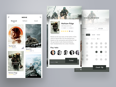 Movie ticket app movie