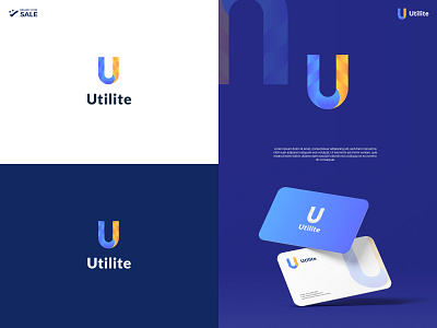 Utilite | U letter | Abstract | Iconic logo