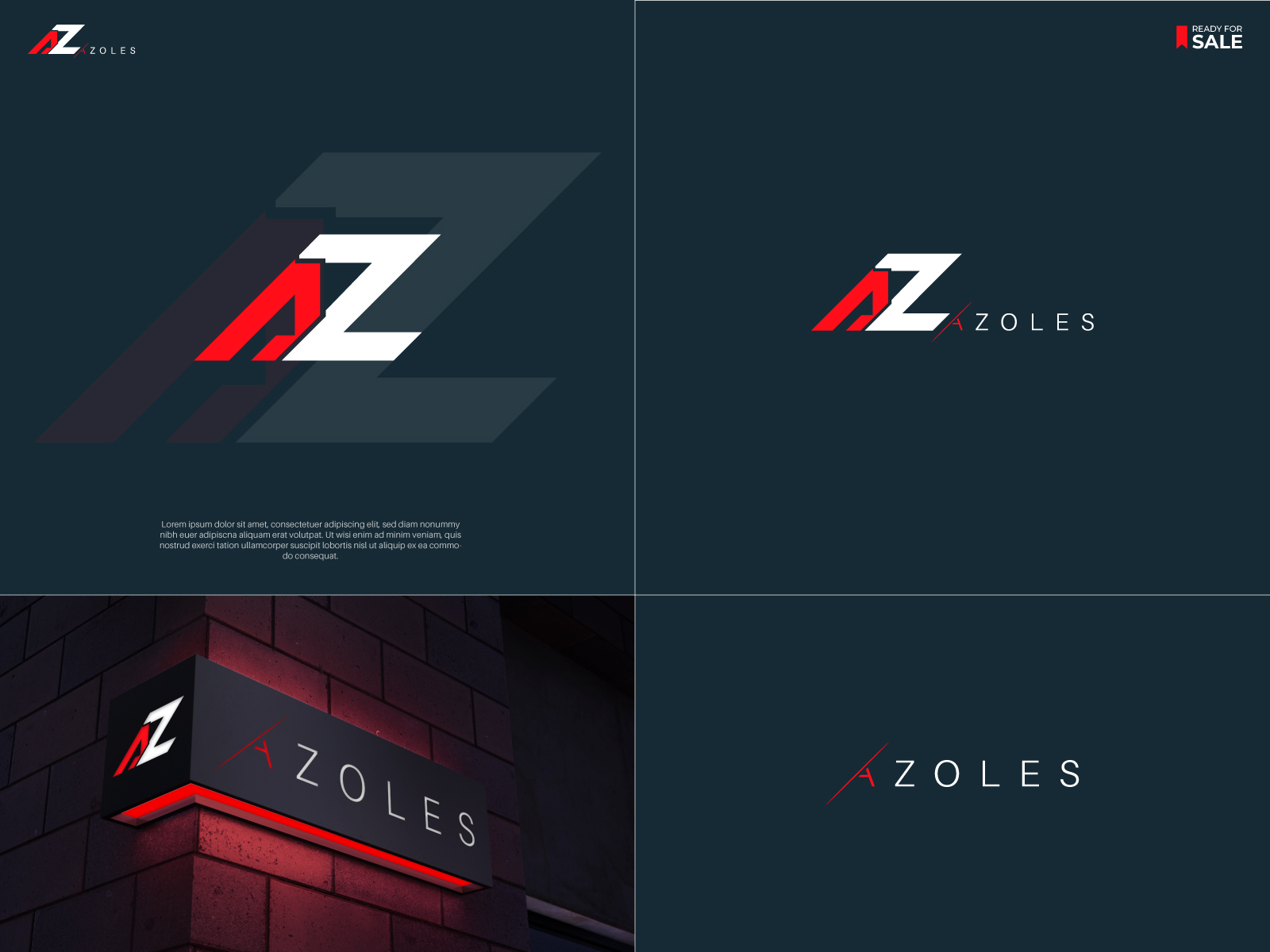 AZ letter logo | minimalist branding logo by Sharuf Hasan on Dribbble