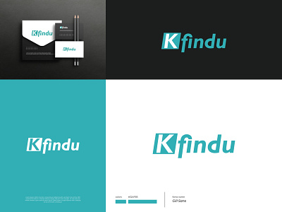 Kfindu Logo abstract logo branding design logo modern unique