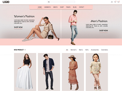 eCommerce website landing page case study.