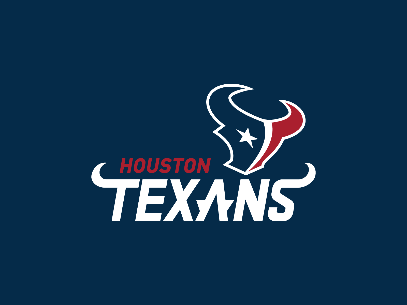 Houston Texans Wordmark Adjustments by Christopher Wilson on Dribbble