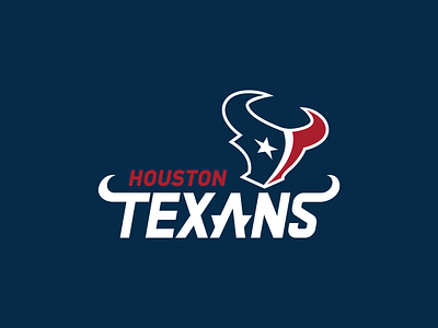Houston Texans Wordmark Adjustments branding design football houston logo nfl nfl design sports texas type typography vector wordmark