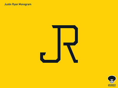Justin Ryan Monogram branding design font logo monogram