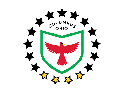 Columbus City Seal america bird columbus logo ohio seal stars usa