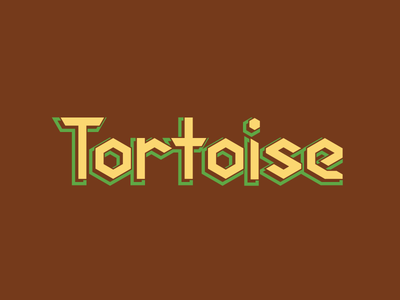 Tortoise Type angles design font toronto type typeface