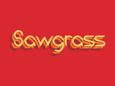 Sawgrass Font design florida font grass miami type typeface