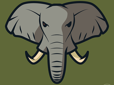 Elephant animal design elephant illustration illustrator logo
