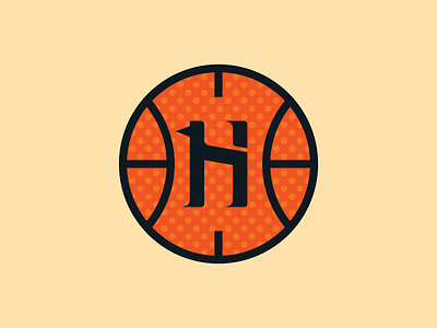 LA Hounds - Secondary Logo basketball logo design logo sports type vector