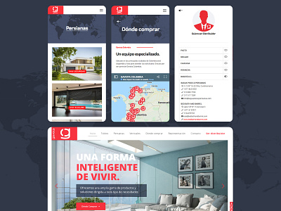 Gaviota Colombia Web / Mobile branding design graphic design icon design mobile design responsive typography ui web design
