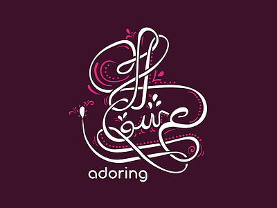 Adoring | eshiq | عشق abstract adore arabic calligraphy branding calligraphy clever hearts icon line love mark minimal