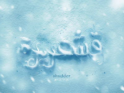 shudder | قشعريرة arabic calligraphy arabic typography calligraphy clever cold design ice illustration mark shudder snow typogaphy typography vector